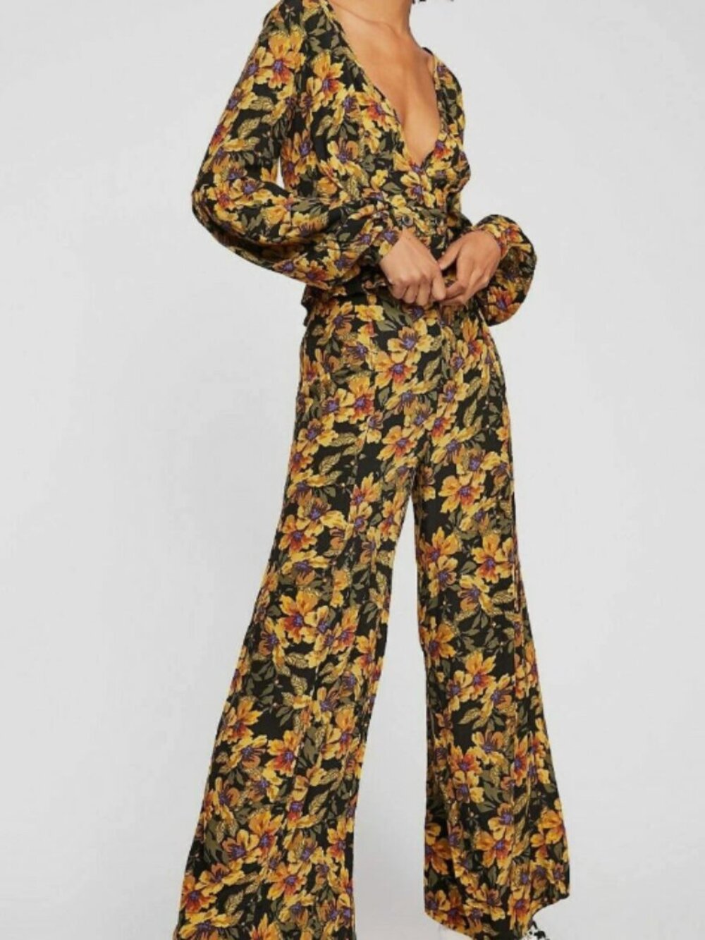 Free people Love Letter Floral Two piece Set